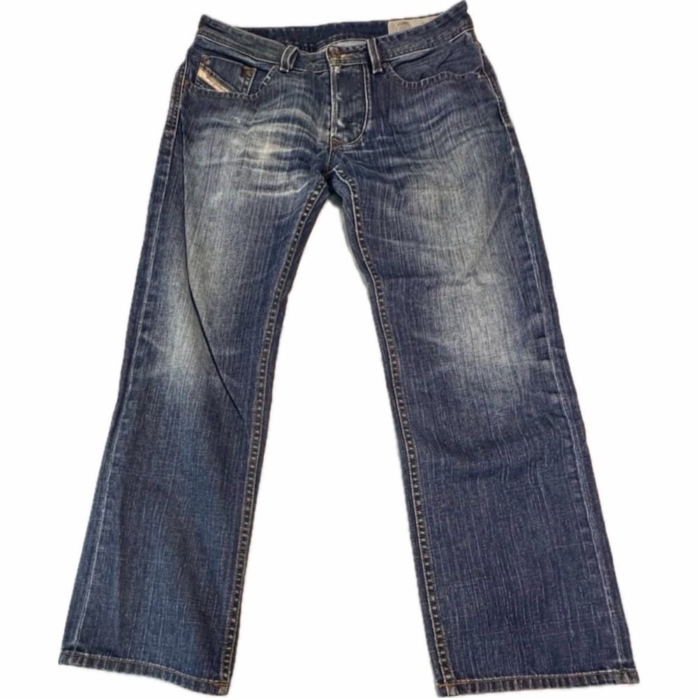 Diesel Larkee Straight Jeans W32 L30 Medium Blue | Spring Casual Denim